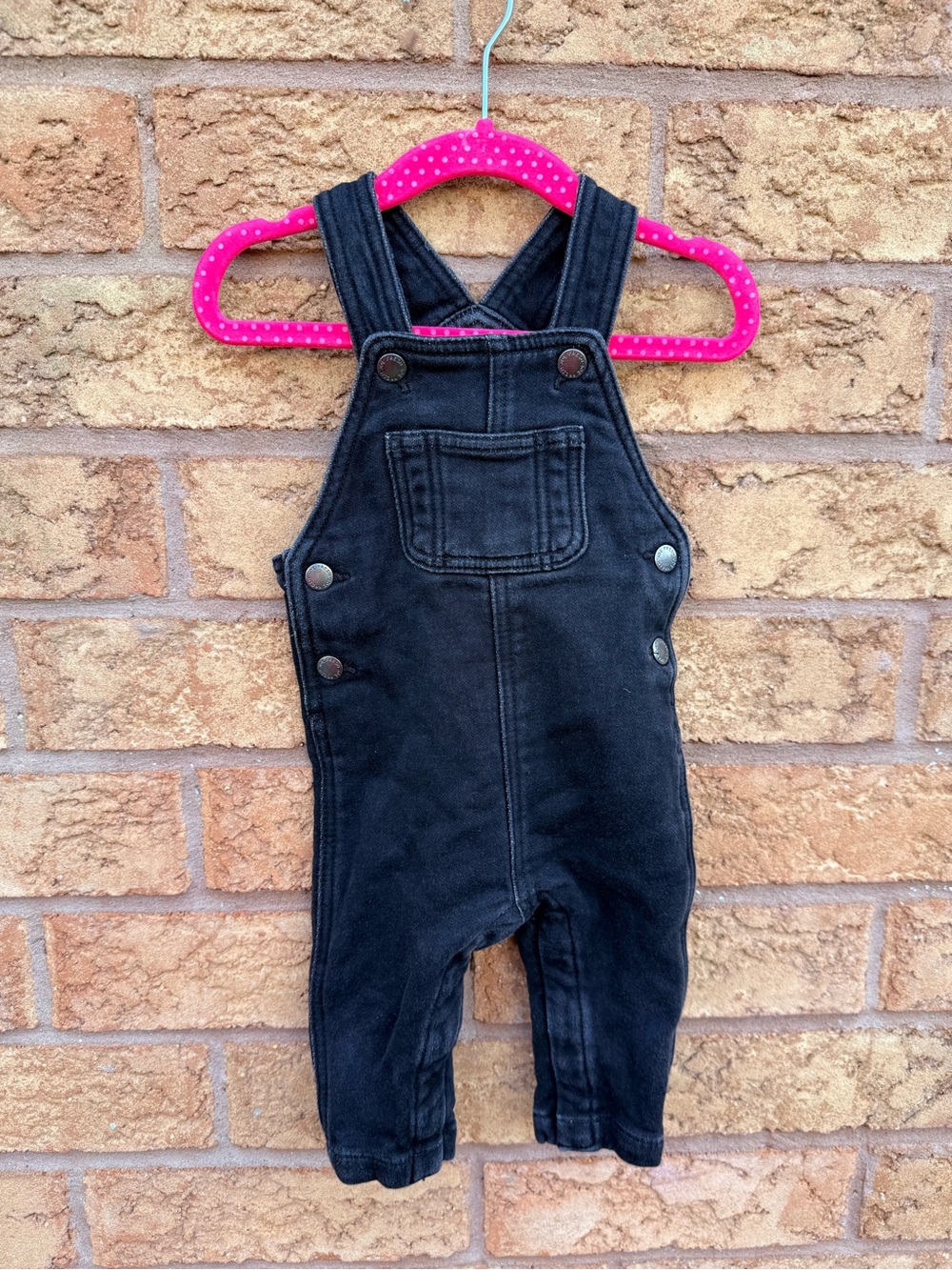 🌿10/$25 • Joe Fresh Black Baby Denim Overalls